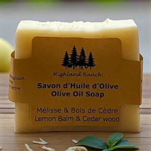 Cedar Wood & Lemon balm Olive Oil Soap